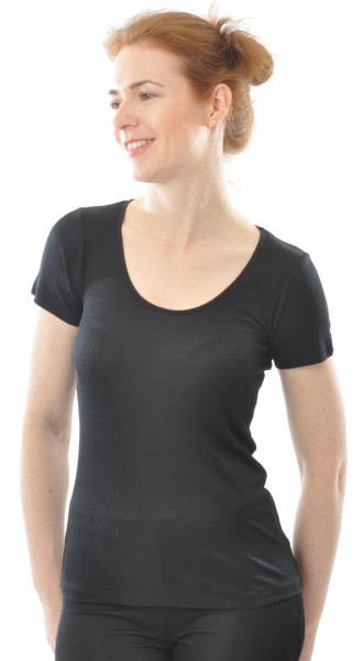 T-Shirt 100% Bio-Seiden-Ripp